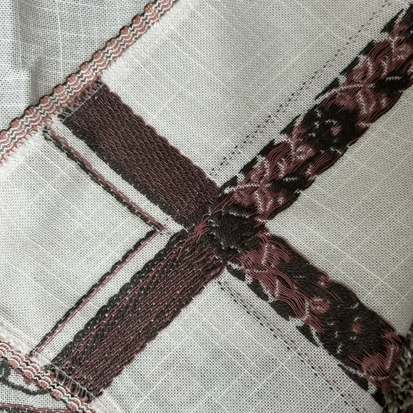 5/$25 Beautiful Embroidered floral tablecloth 64”x52” Made in West Germany - Picture 10 of 10